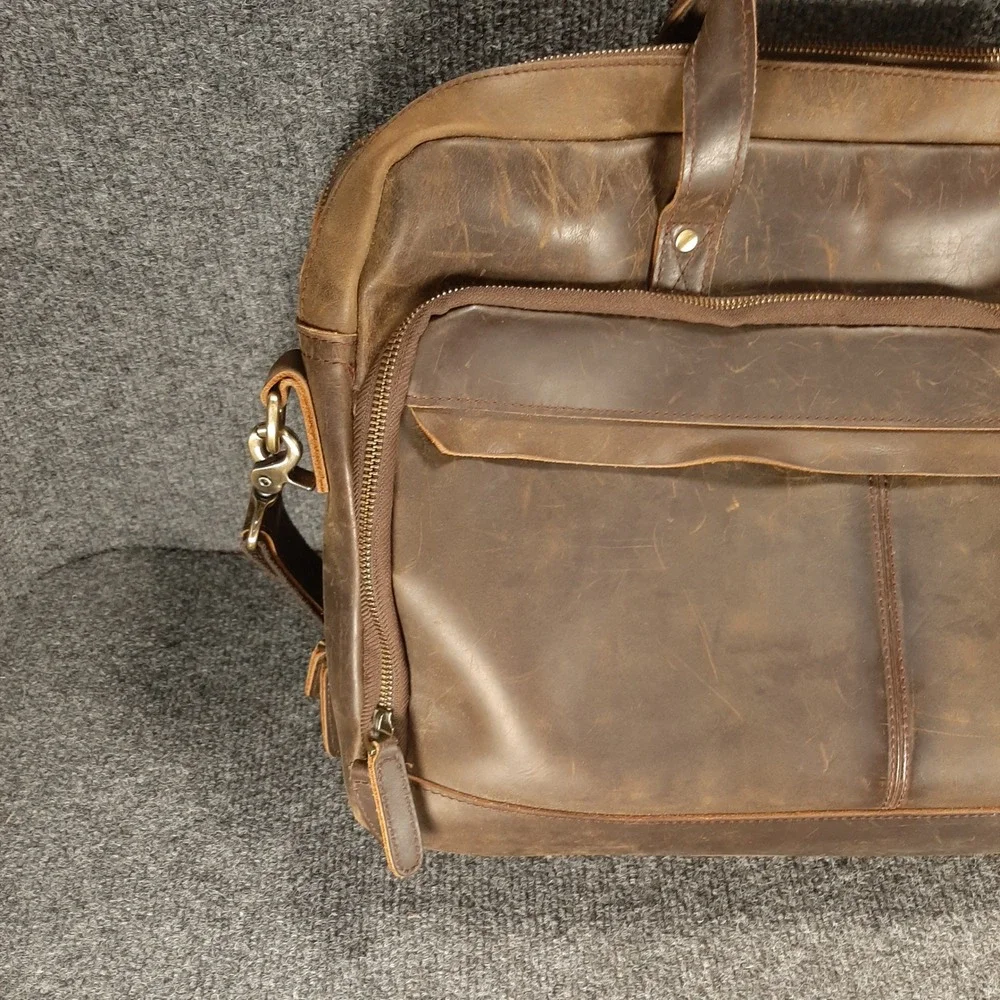 Unbranded distressed leather
